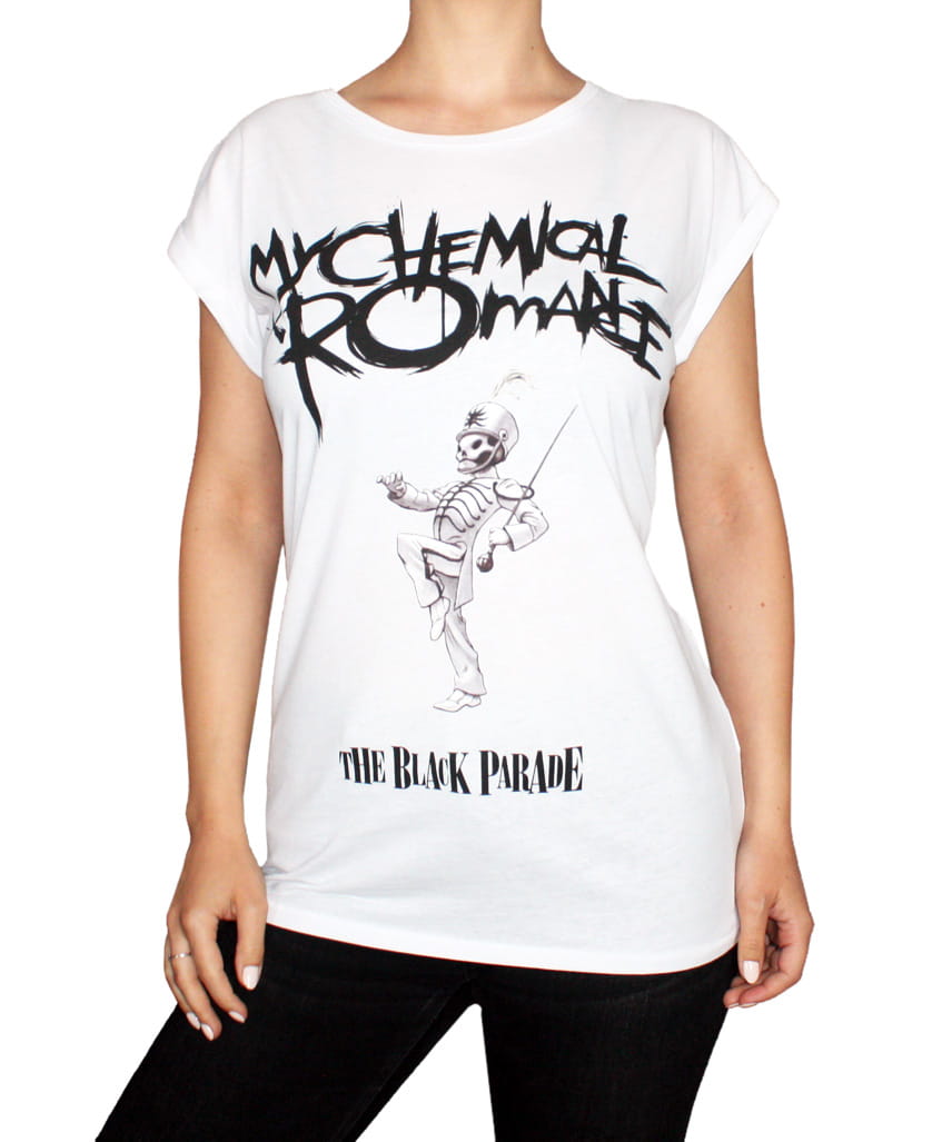 Dámské tričko My Chemical Romance - The Black Parade bílé M