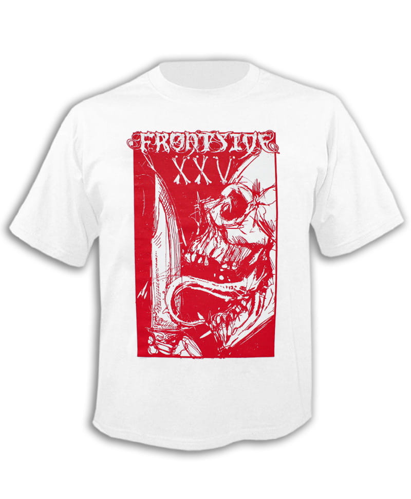 Tričko Frontside - XXV Bílé