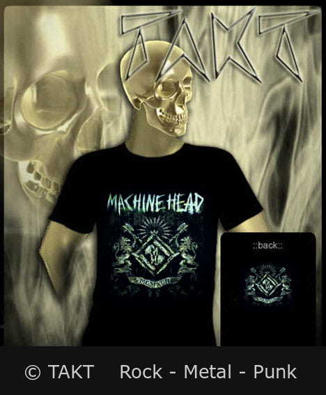 Tričko Machine Head - MCMX XXL