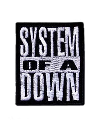Nášivka System of A Down - Logo Bílé 05