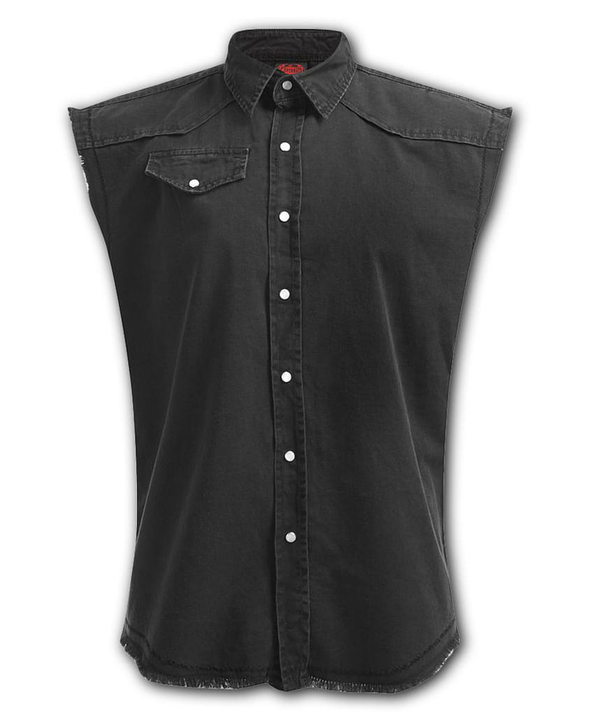 Košile bez rukávu Work Shirt černá - Spiral Direct XL