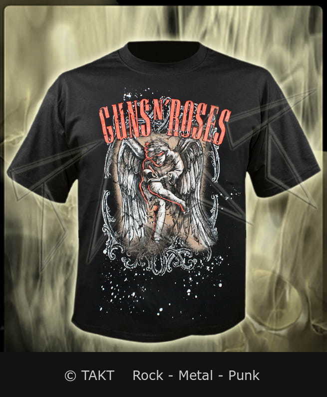 Tričko Guns N Roses - Sketched Cherub M