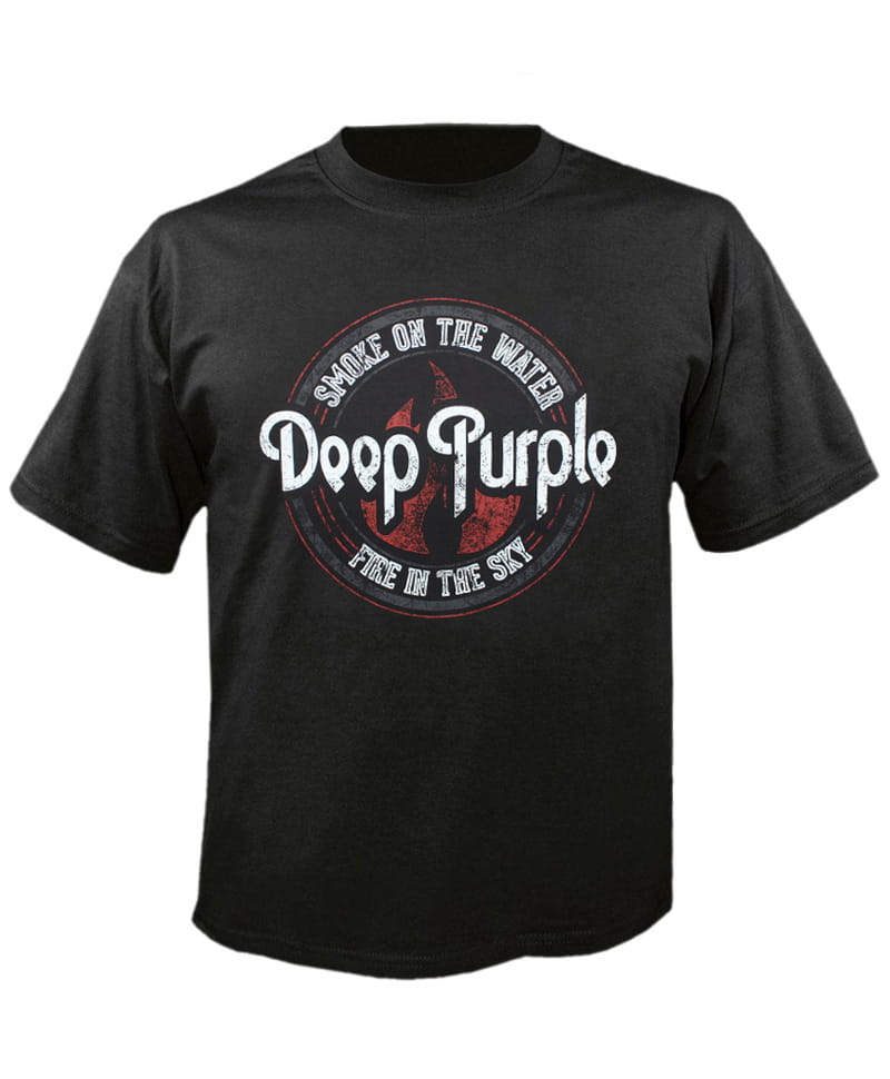 Tričko Deep Purple - Smoke On The Water 2 Circle M