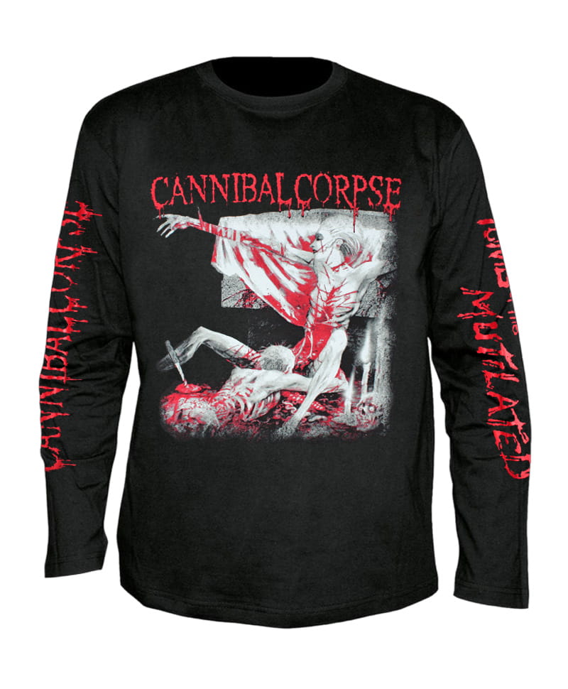 Tričko s dlouhým rukávem Cannibal Corpse - Tomb Of The Mutilated - All Print L
