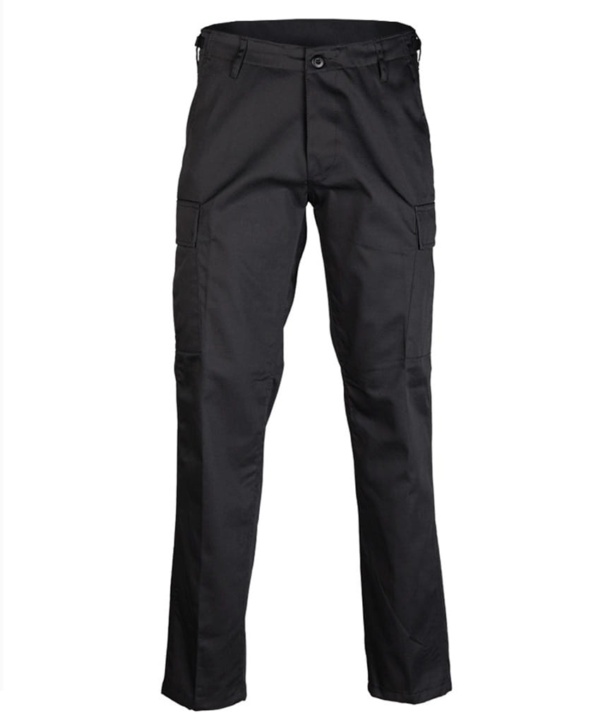 Kalhoty Military Bdu Ranger černé Straight Cut XL
