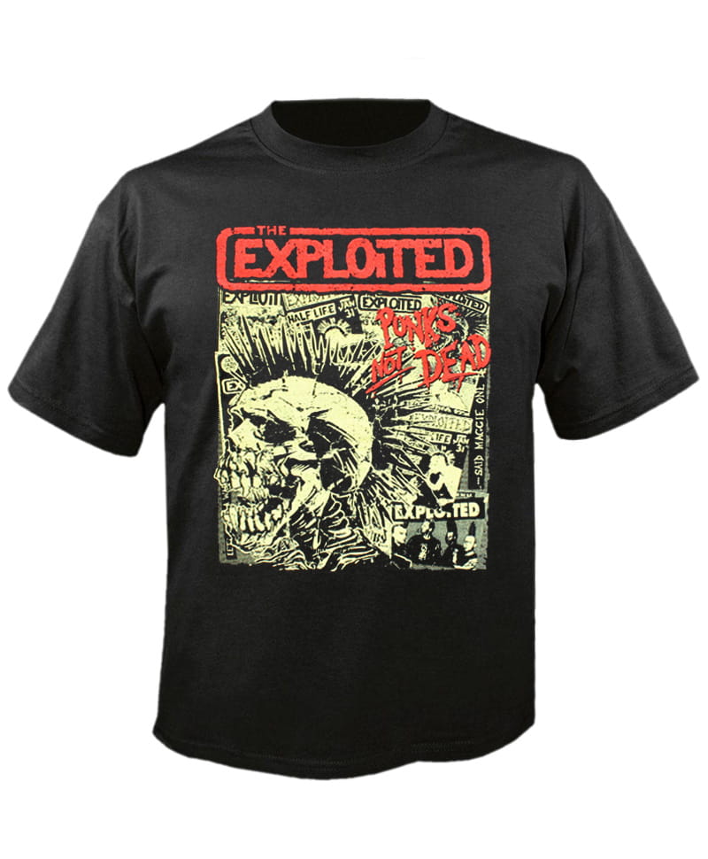 Tričko The Exploited - Punks Not Dead XXL