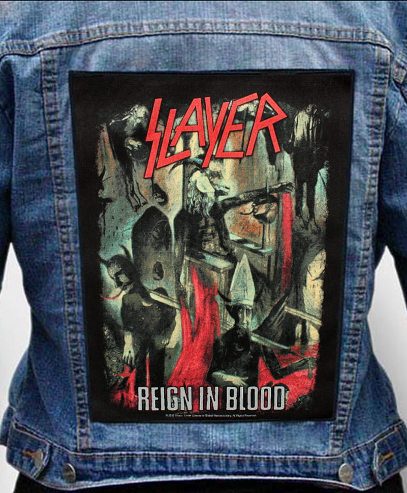 Nášivka na bundu Slayer - Reign In Blood