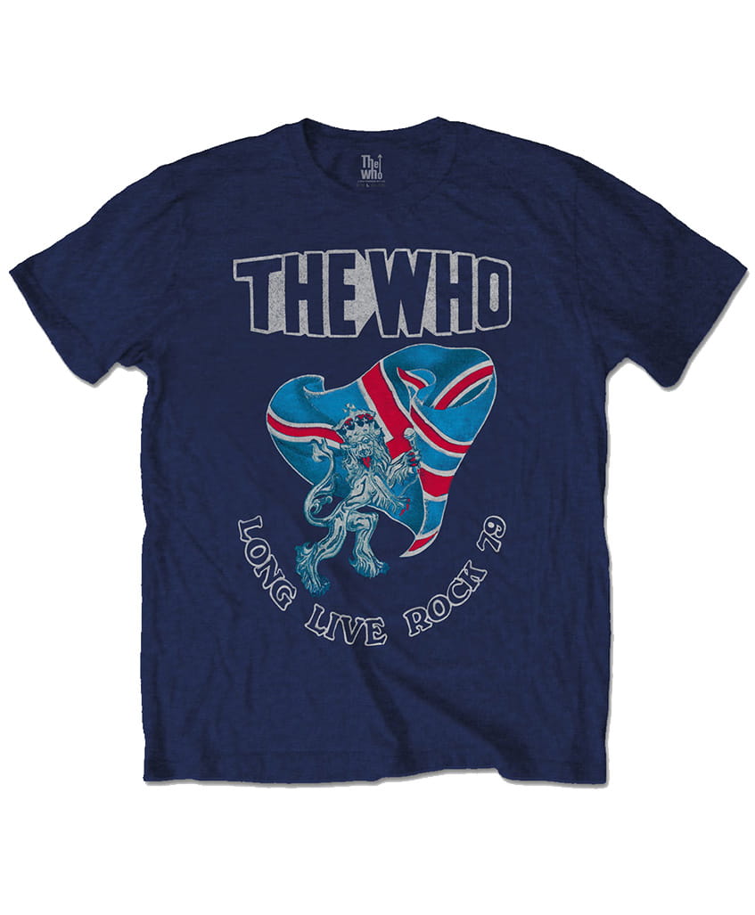Tričko The Who - Long Live Rock 79 modré M