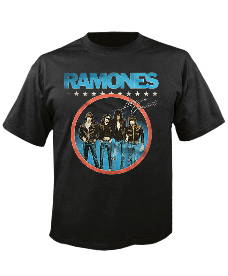 Tričko Ramones - Circle Photo S