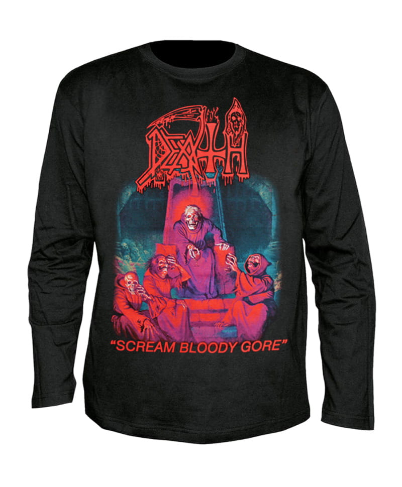 Tričko s dlouhým rukávem Death - Scream Bloody Gore L