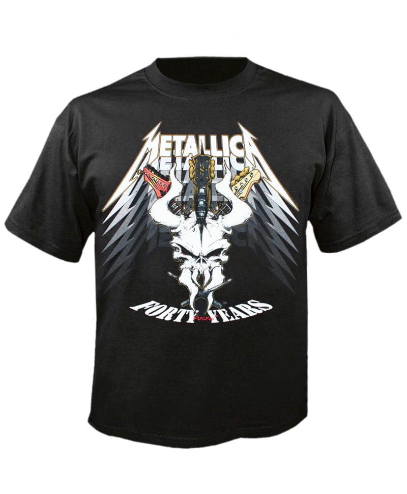 Tričko Metallica - 40th Anniversary Forty Years XL