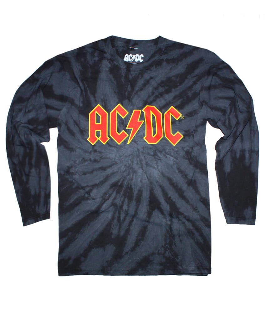 Tričko s dlouhým rukávem AC/DC - Logo M
