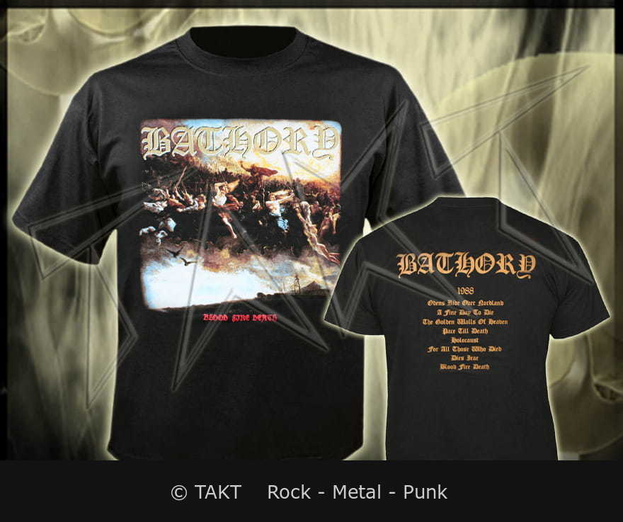 Tričko Bathory - Blood Fire Death XL