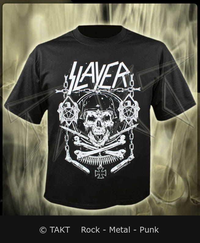 Tričko Slayer - Skull Bones M