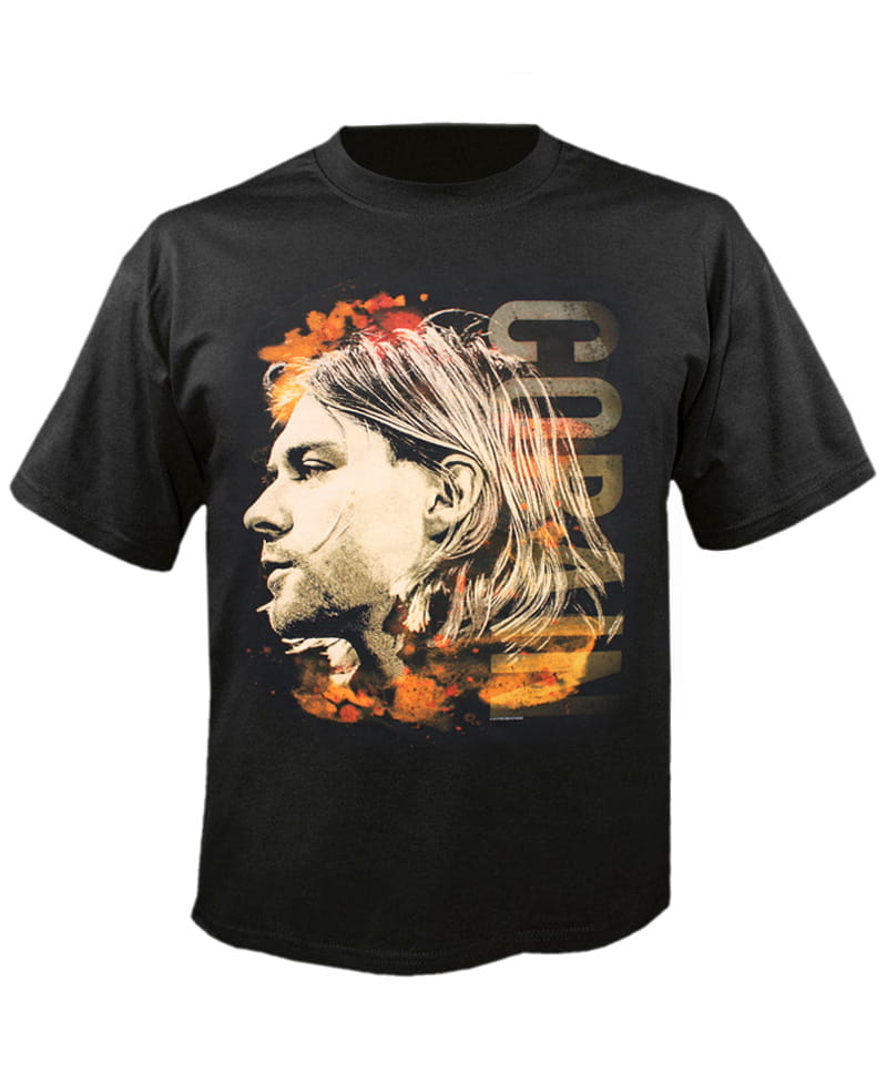 Tričko Kurt Cobain - Coloured Side L