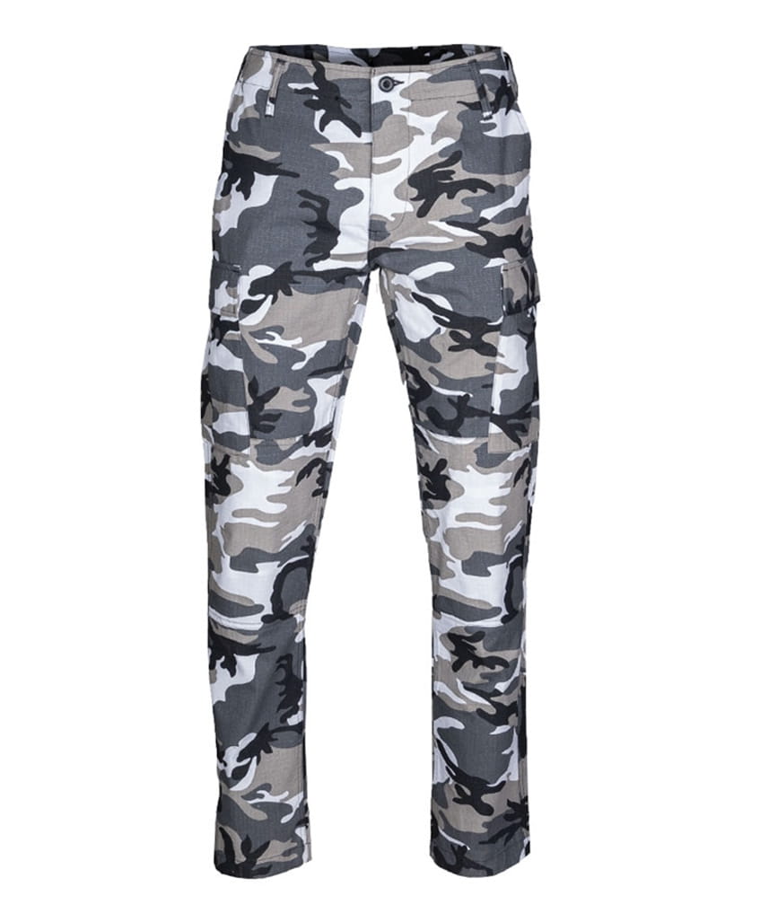 Kalhoty Military Bdu - Slim Fit Urban - černo bílé Moro XL