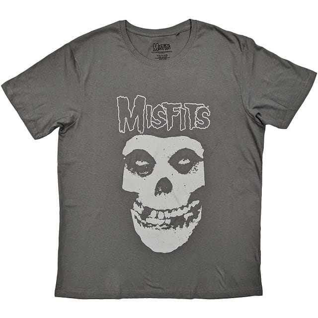 Tričko Misfits - logo & Fiend Grey L