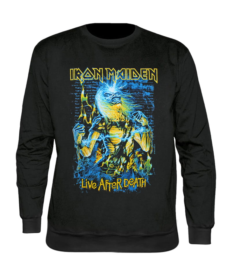 Tričko s dlouhým rukávem Iron Maiden - Live After Death XL