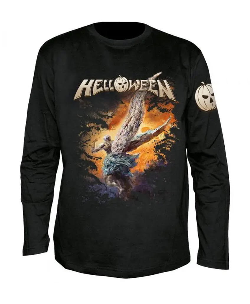 Tričko s dlouhým rukávem Helloween - Angels XL