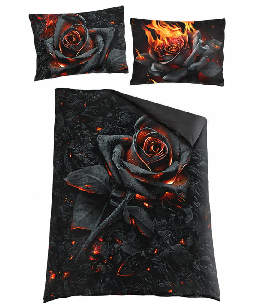 Povlečení Burnt Rose / Flaming Rose Komplet 3 kusy