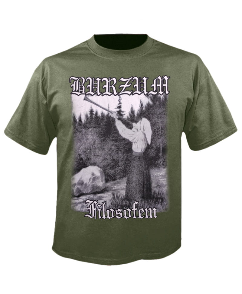 Tričko Burzum - Filozofem Green L
