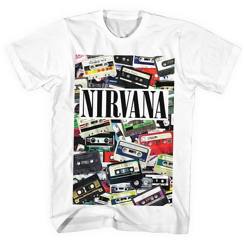 Tričko Nirvana - Cassettes XXL