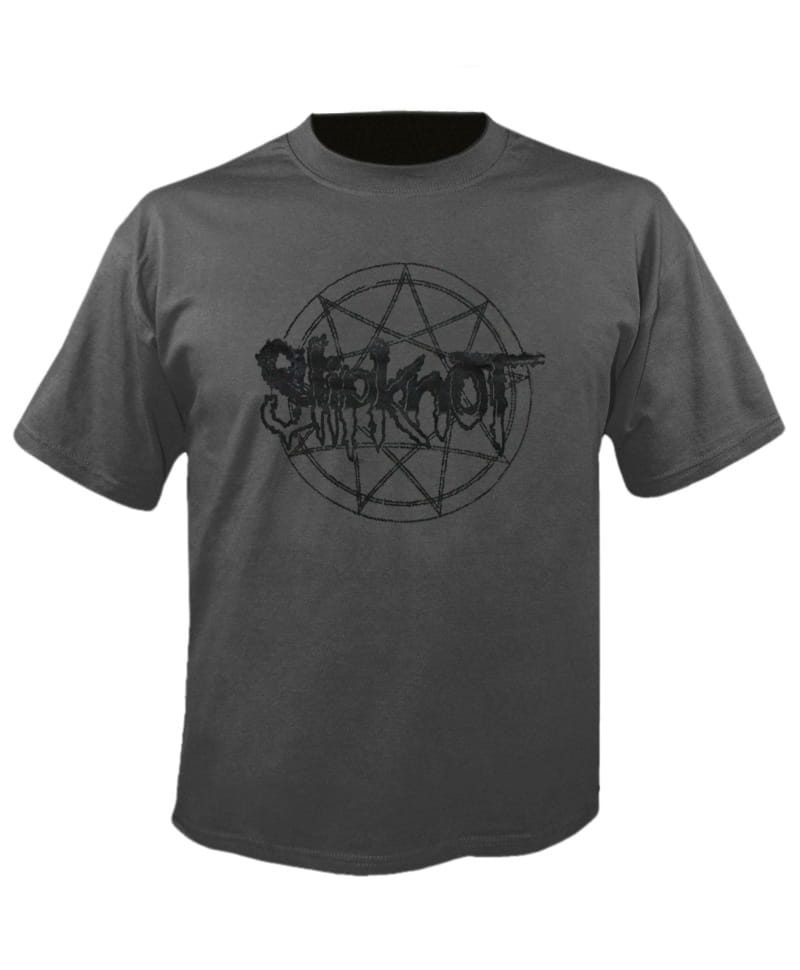 Tričko Slipknot - Pentagram - šedé XL