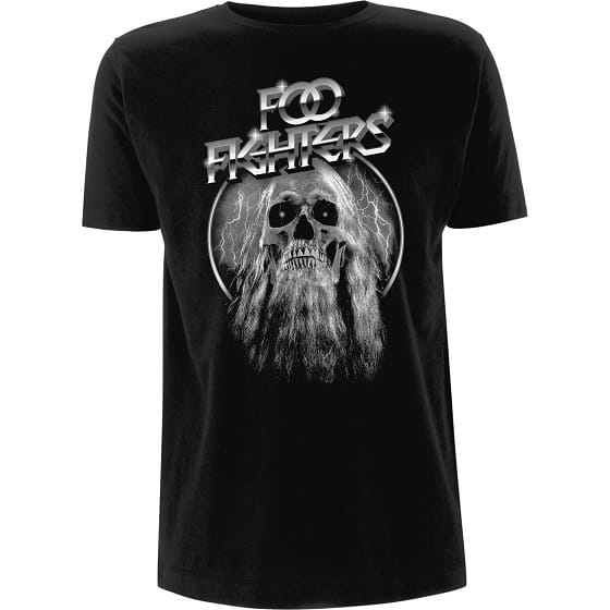 Tričko FOO FIGHTERS - Bearbed Skull XXL