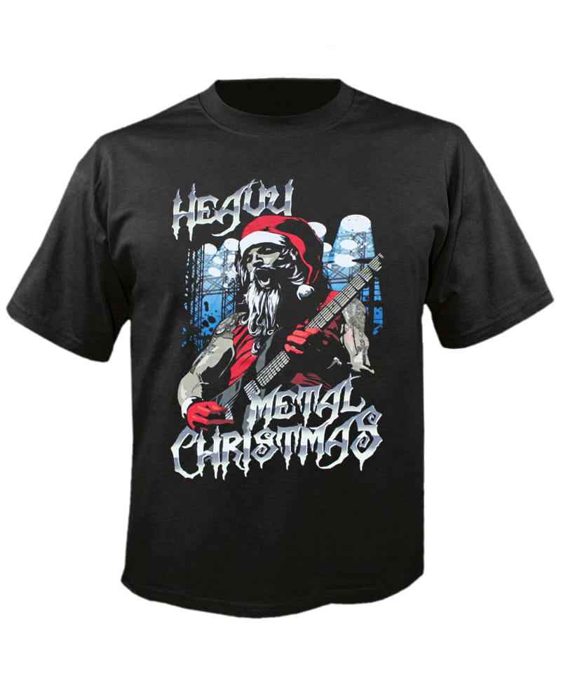 Tričko Heavy Metal Christmas M