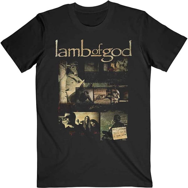Tričko LAMB OF GOD - Album Collage XXL