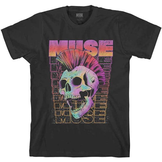 Tričko Muse - Mowhawk Skull L