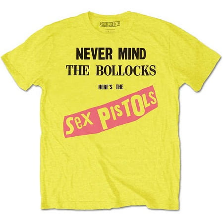 Tričko SEX PISTOLS - NMTB - žluté XL