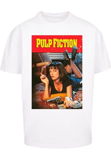 Tričko Pulp Fiction - Uma - bílé XL