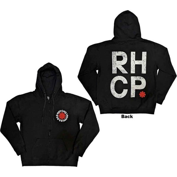 Mikina se zipem Red Hot Chili Peppers - Logo Red Asterisk L