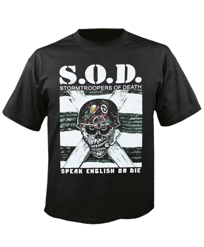 Tričko Stormtroopers Of Death - Speak English or Die S. O. D. L