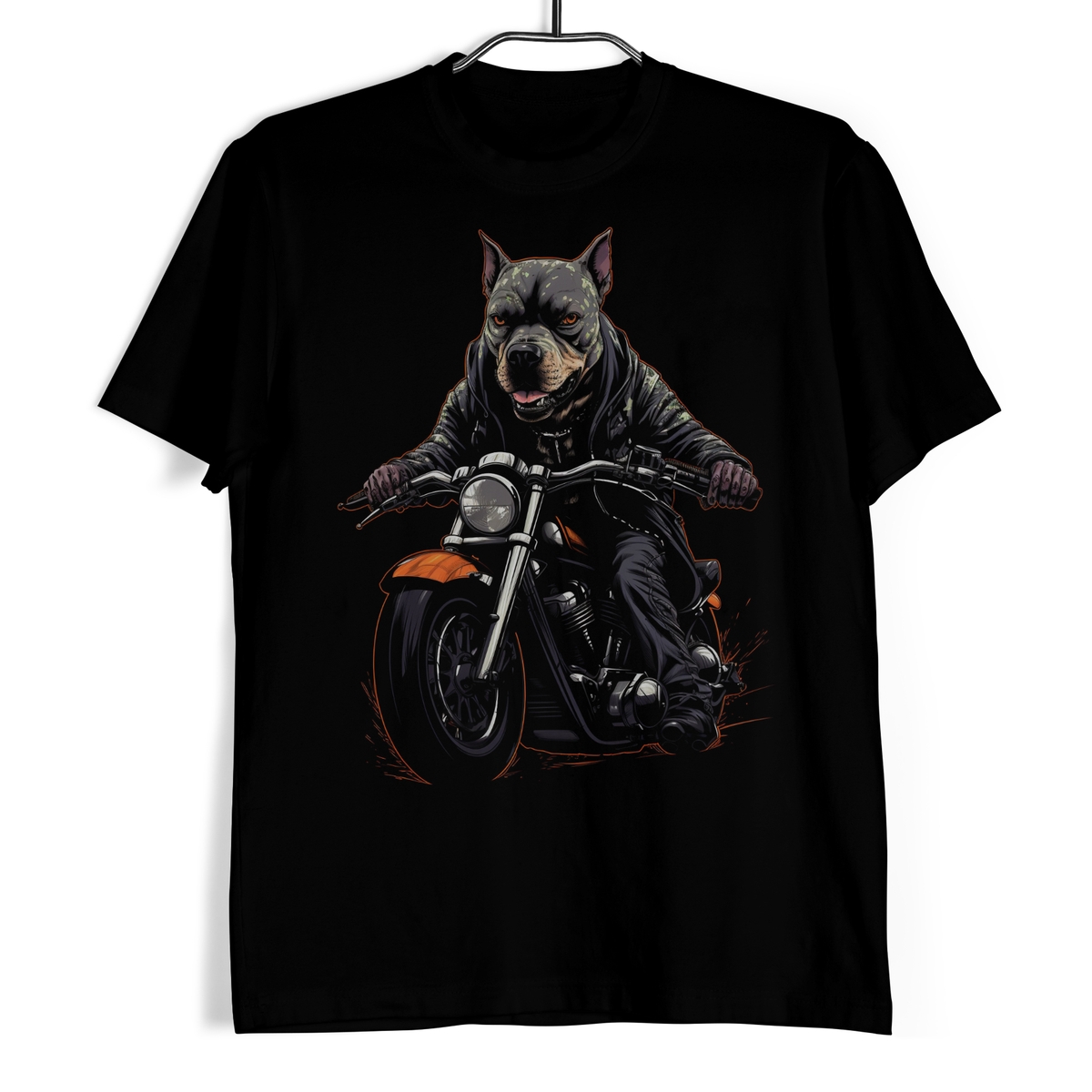Tričko - Psí motorkář XL