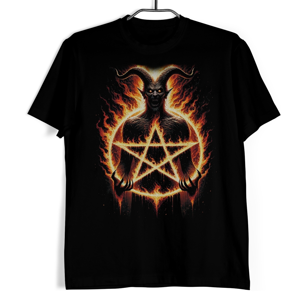 Tričko - Ďábel a pentagram XL