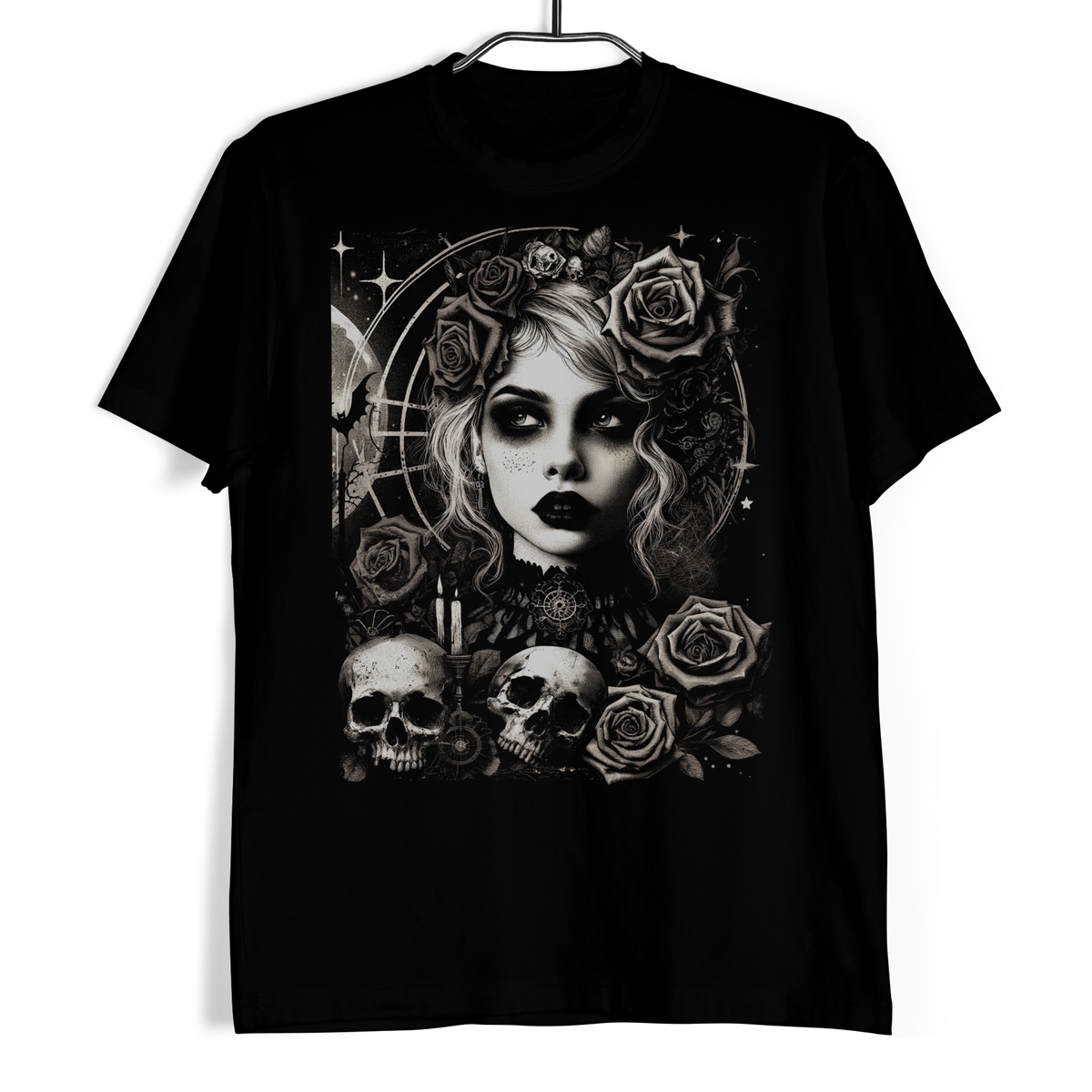 Tričko - Gotická růže Enigma L