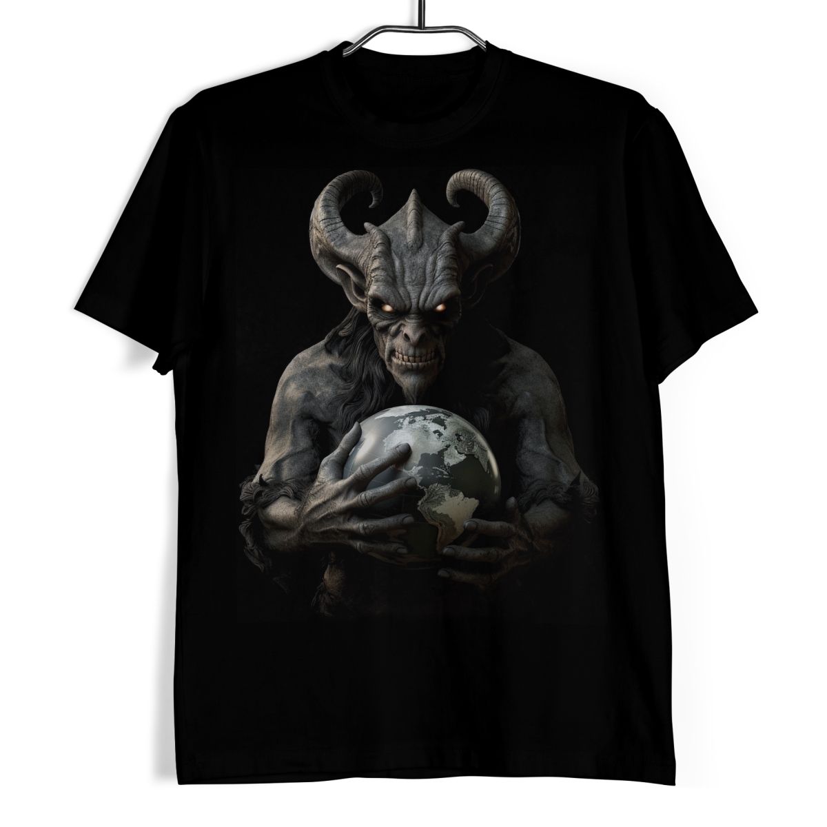 Tričko s lebkou - Svět v rukou ďábla 2 XL